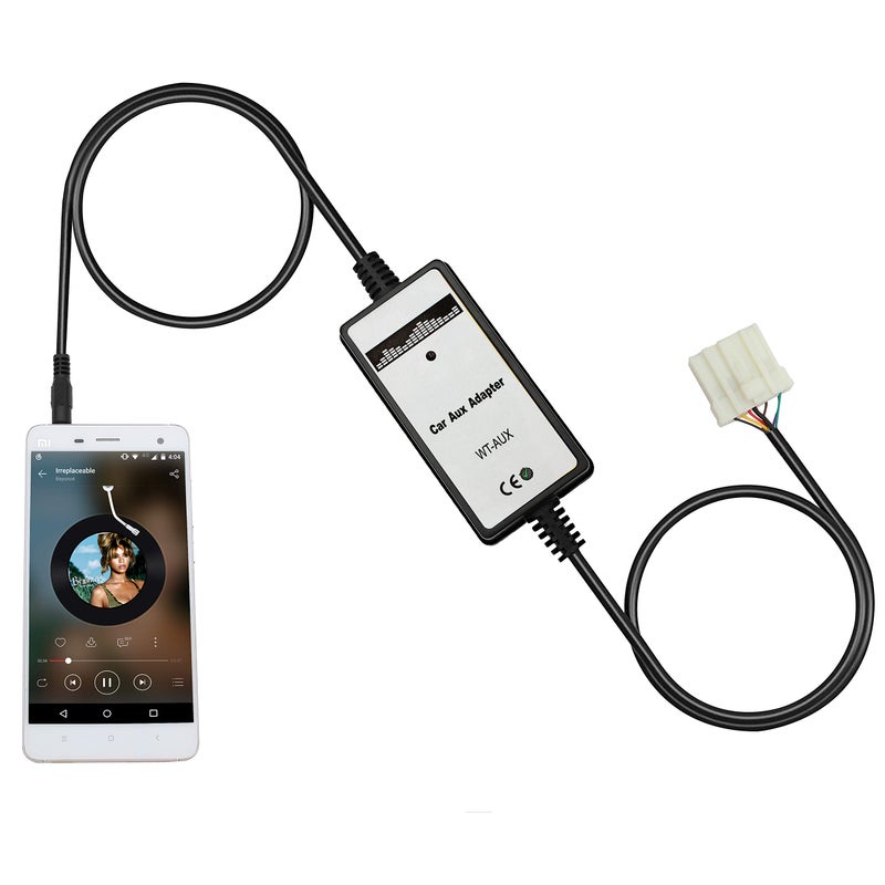 Yomikoo Car Audio AUX Input, Stereo CD Changer 3.5mm AUX Cable for Mazda 3 2004-2008, Mazda 5 2005-2009, Mazda 6 2002-2008, RX-8 2004-2006, CX-7 2007-2008, MPV 2002-2011, Premacy 2002-2008 - Image 1